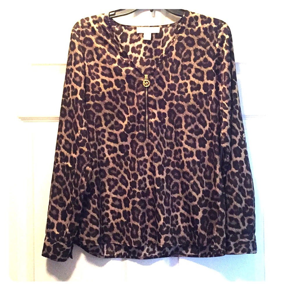 Micheal Kors Cheetah blouse